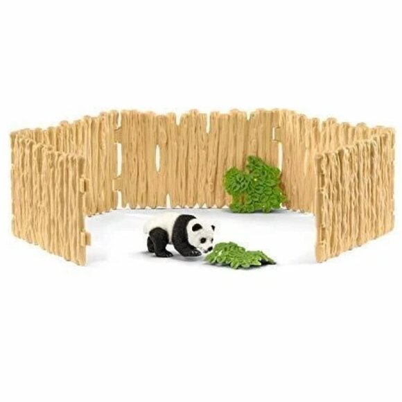 Schleich Panda Enclosure Wild Life Figurine - Picture 4 of 13